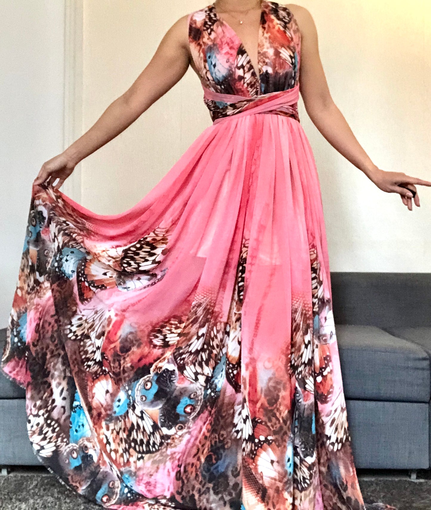 ROBE ROSE BUTTERFLY