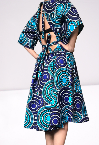 ROBE WAX BLUE MIDI
