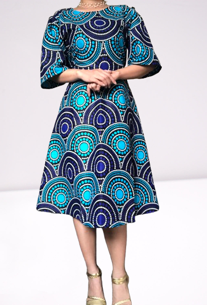 ROBE WAX BLUE MIDI