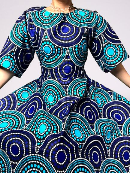 ROBE WAX BLUE MIDI