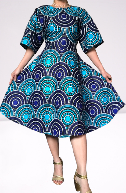 ROBE WAX BLUE MIDI