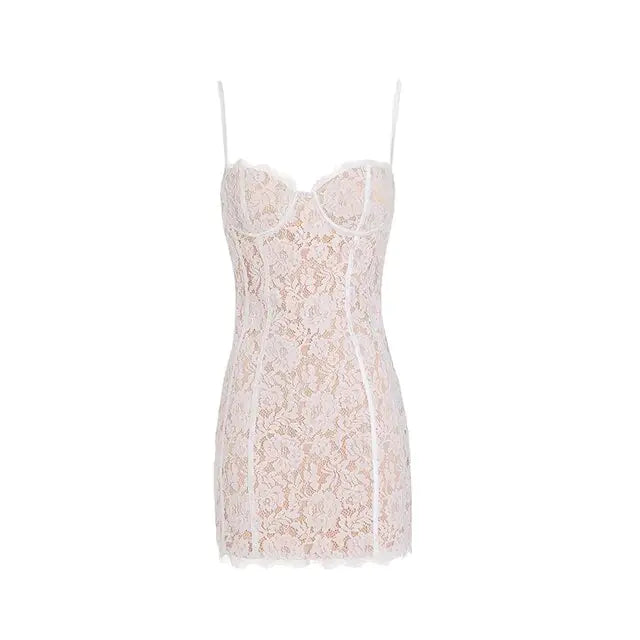 Purple Lace Vintage Dress