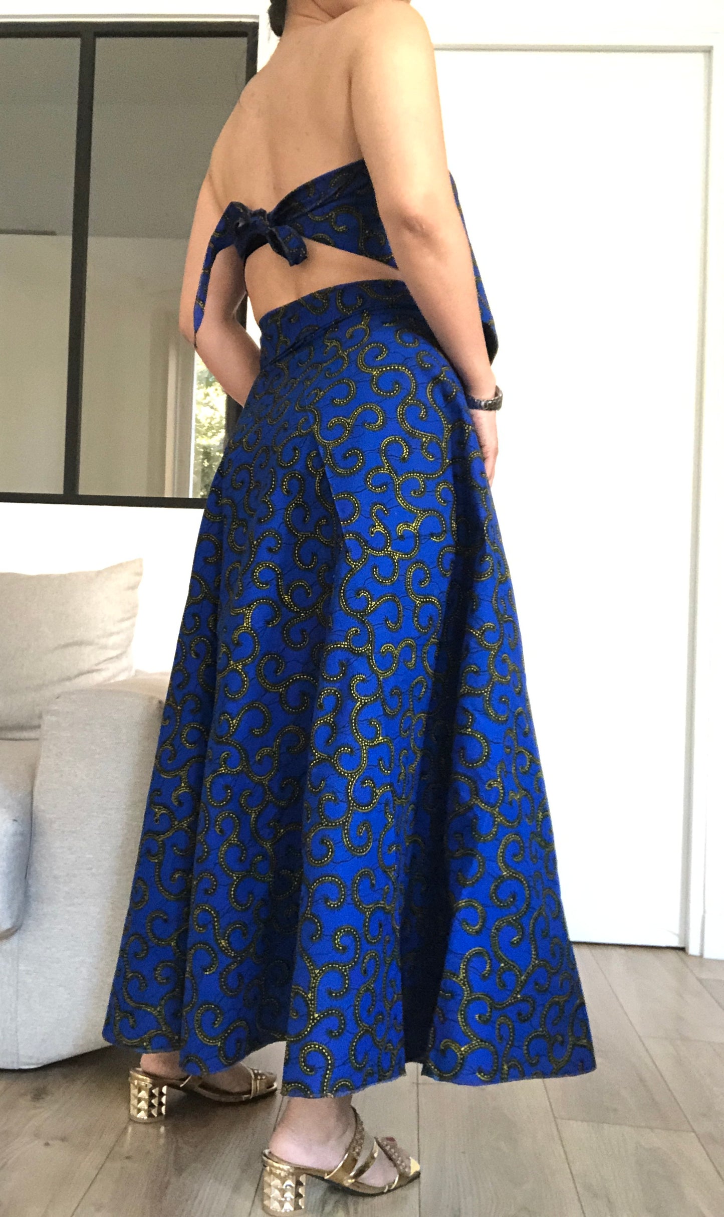 ROBE WAX BLEU CONVERTIBLE
