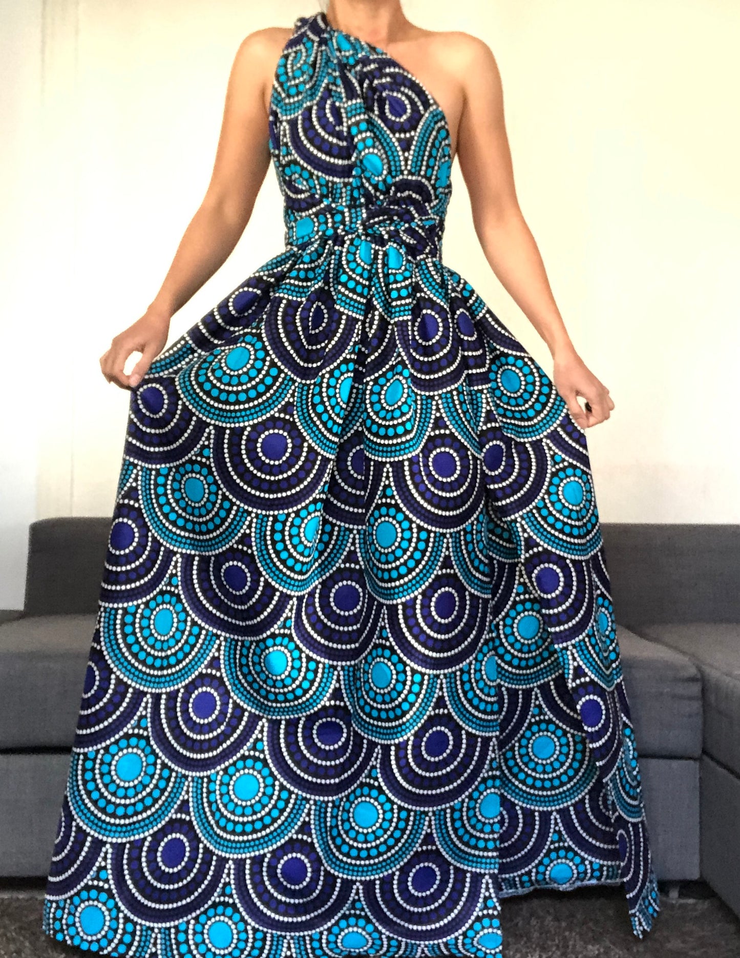 ROBE WAX BLEU RAINBOW