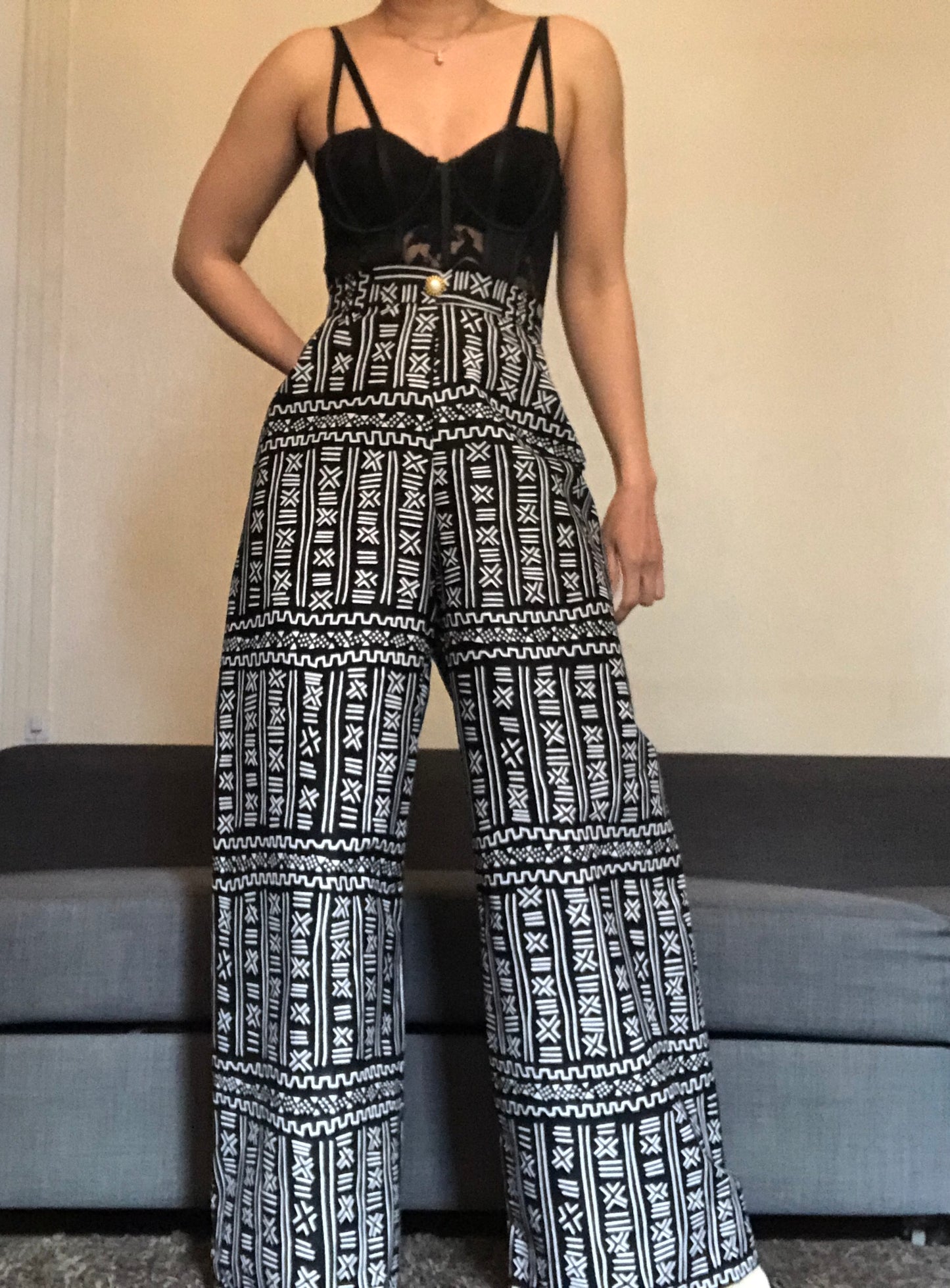 PANTALON WAX MOTIF