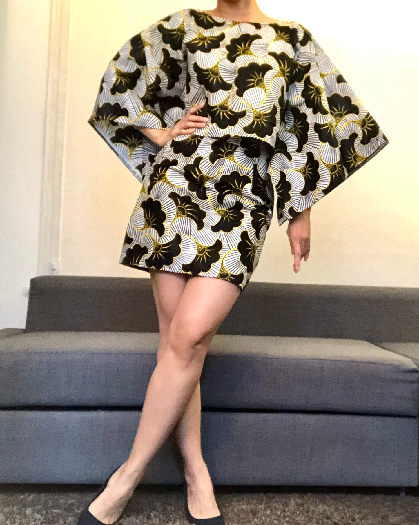 ENSEMBLE WAX NOIR BLANC