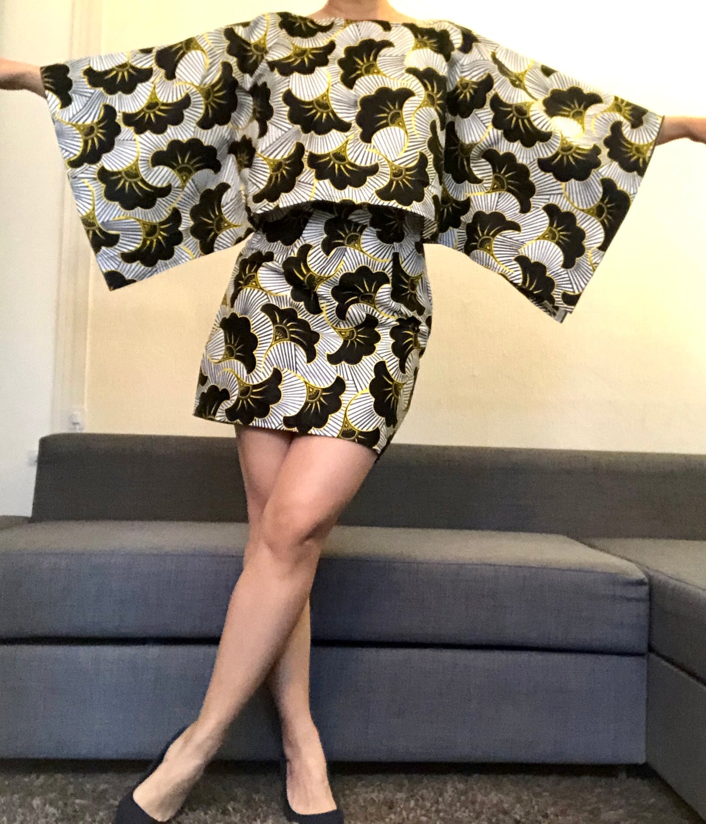 ENSEMBLE WAX NOIR BLANC