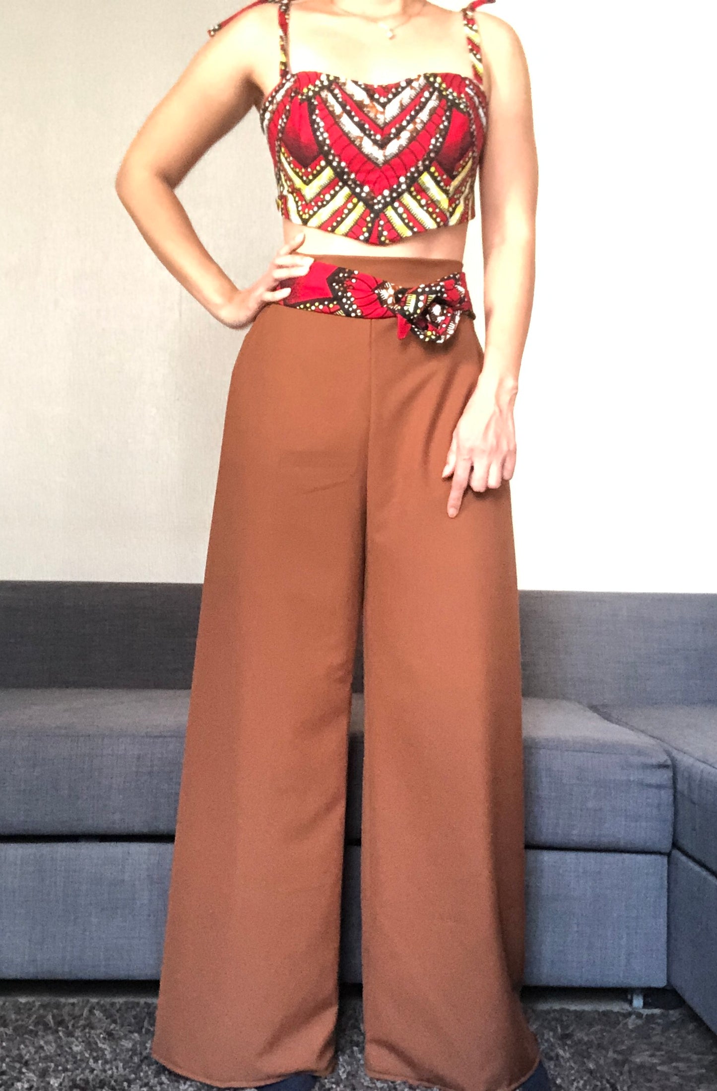 ENSEMBLE PANTALON ET CORET WAX