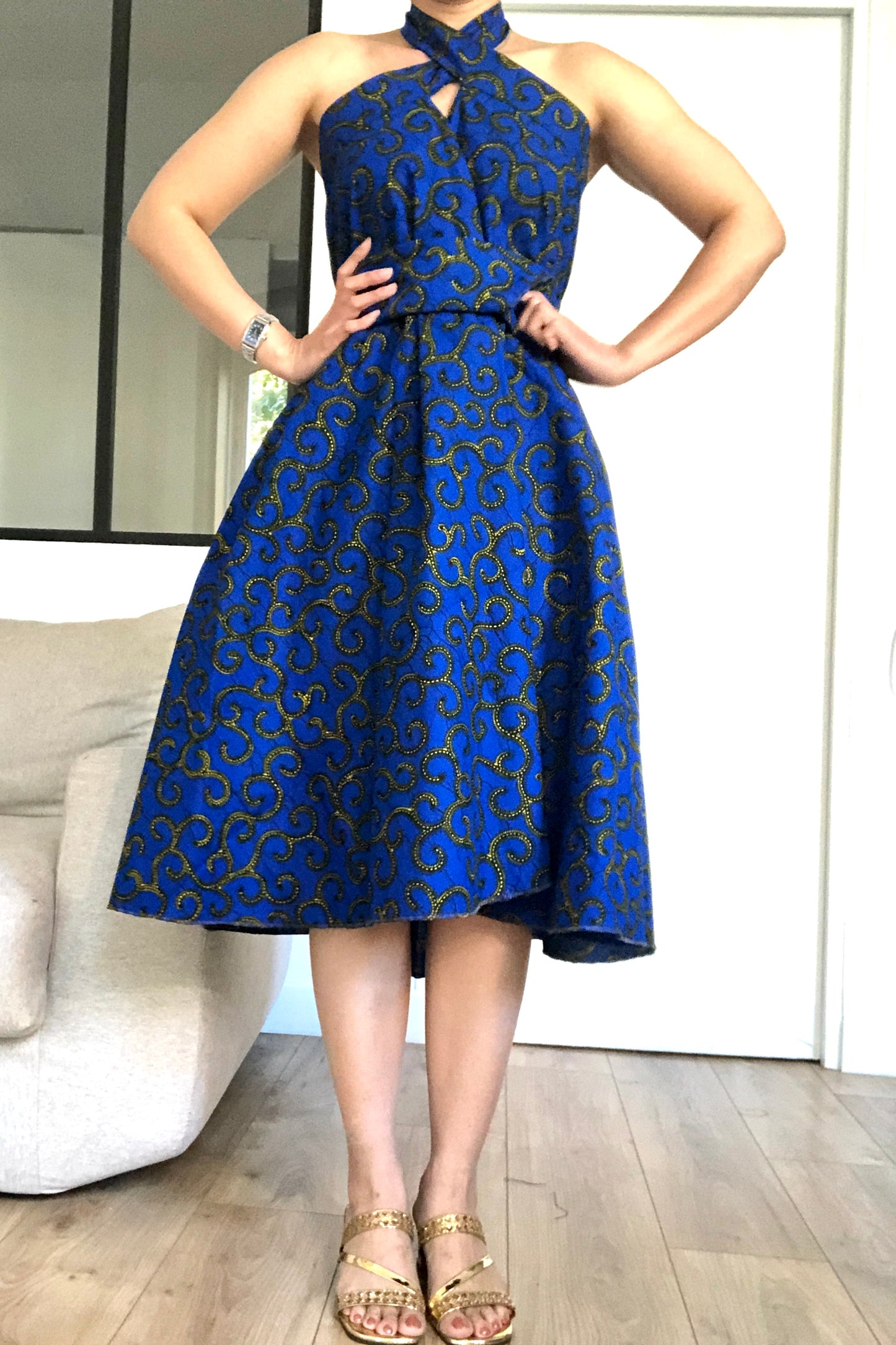 ROBE WAX BLEU CONVERTIBLE