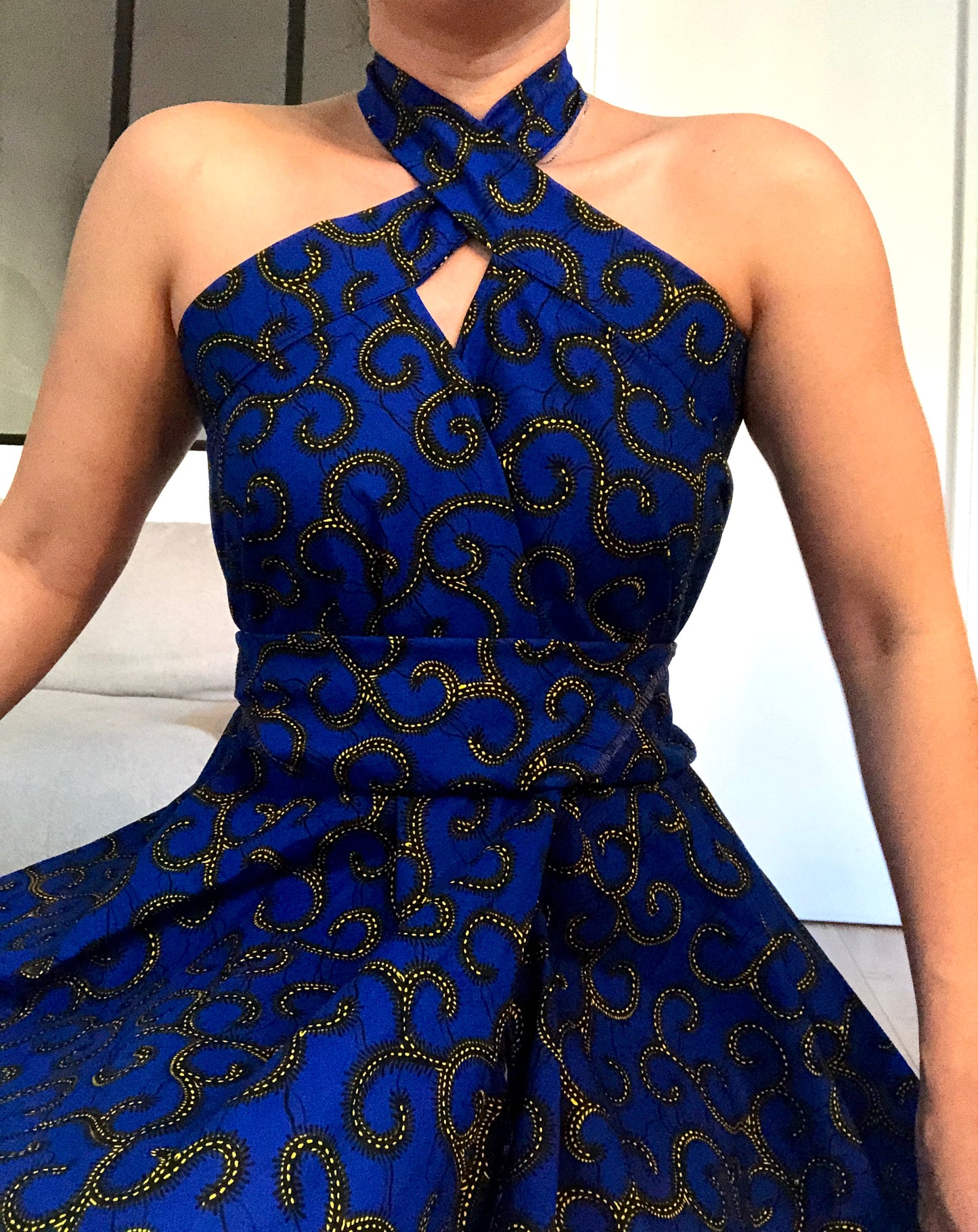 ROBE WAX BLEU CONVERTIBLE