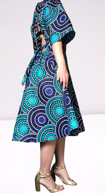 ROBE WAX BLUE MIDI