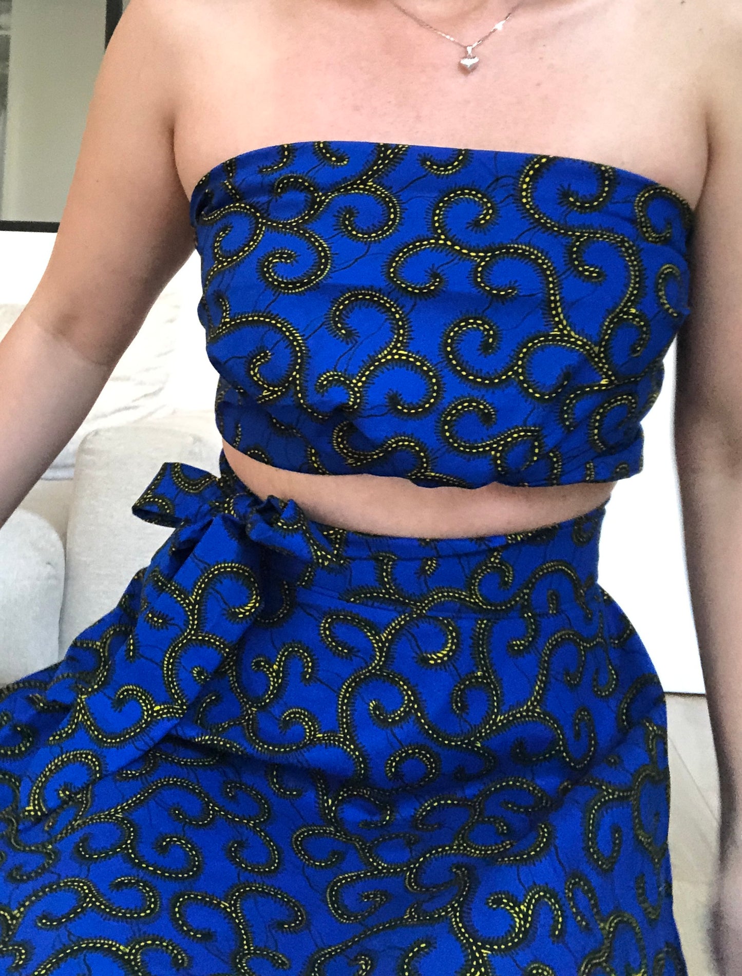ROBE WAX BLEU CONVERTIBLE