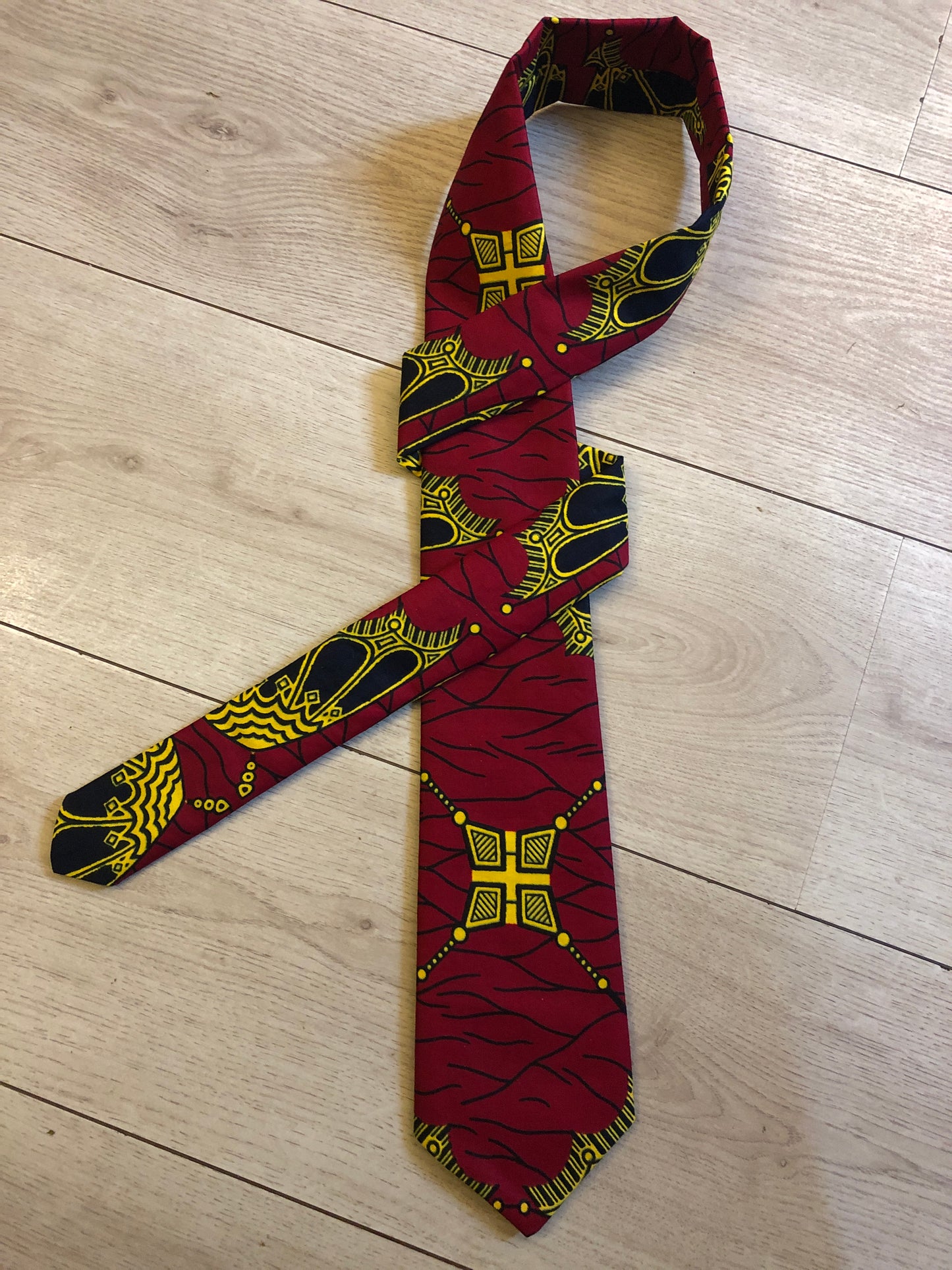 CRAVATE WAX PAPILLON ROUGE