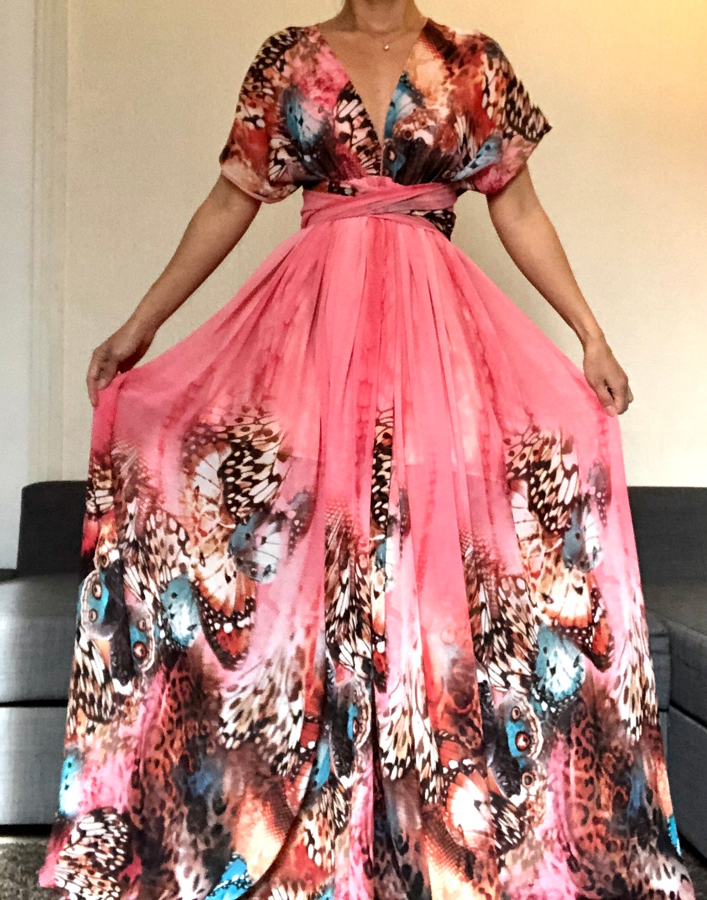 ROBE ROSE BUTTERFLY