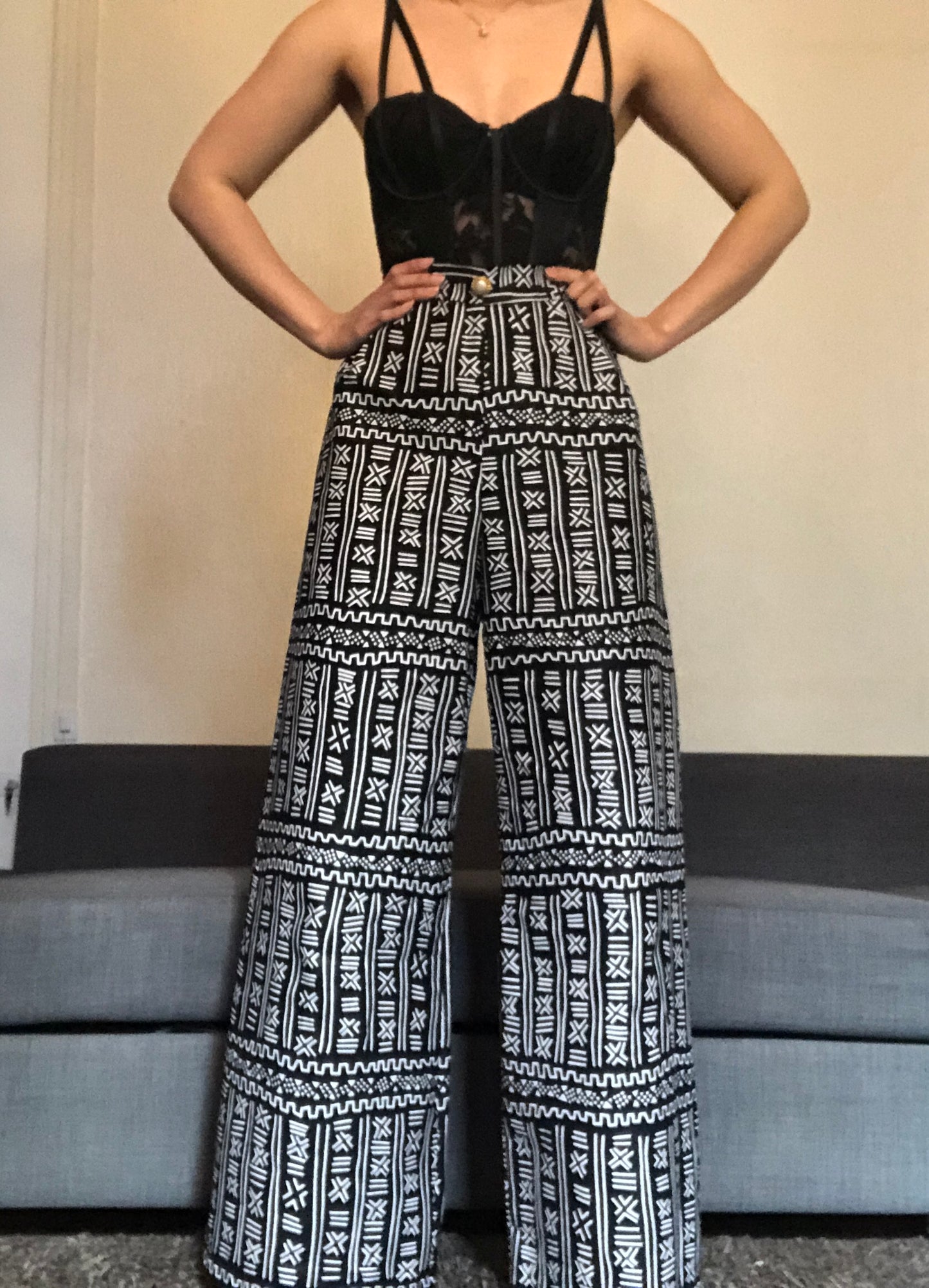 PANTALON WAX MOTIF
