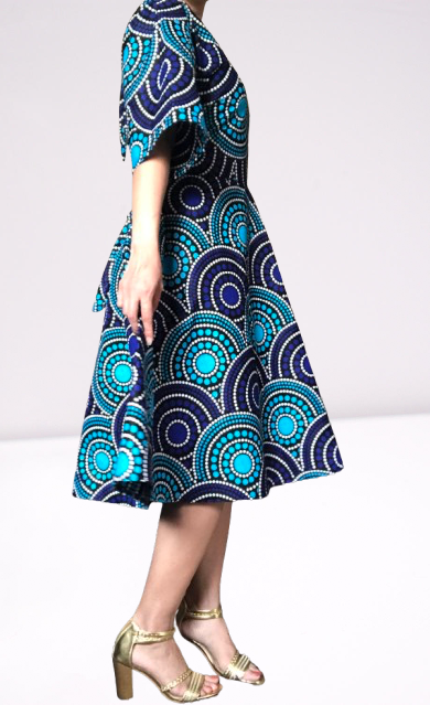 ROBE WAX BLUE MIDI