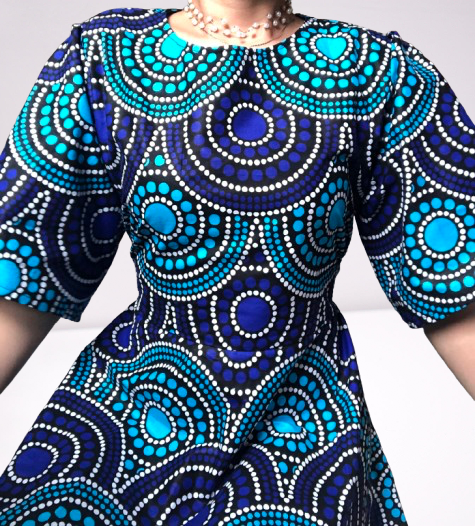 ROBE WAX BLUE MIDI