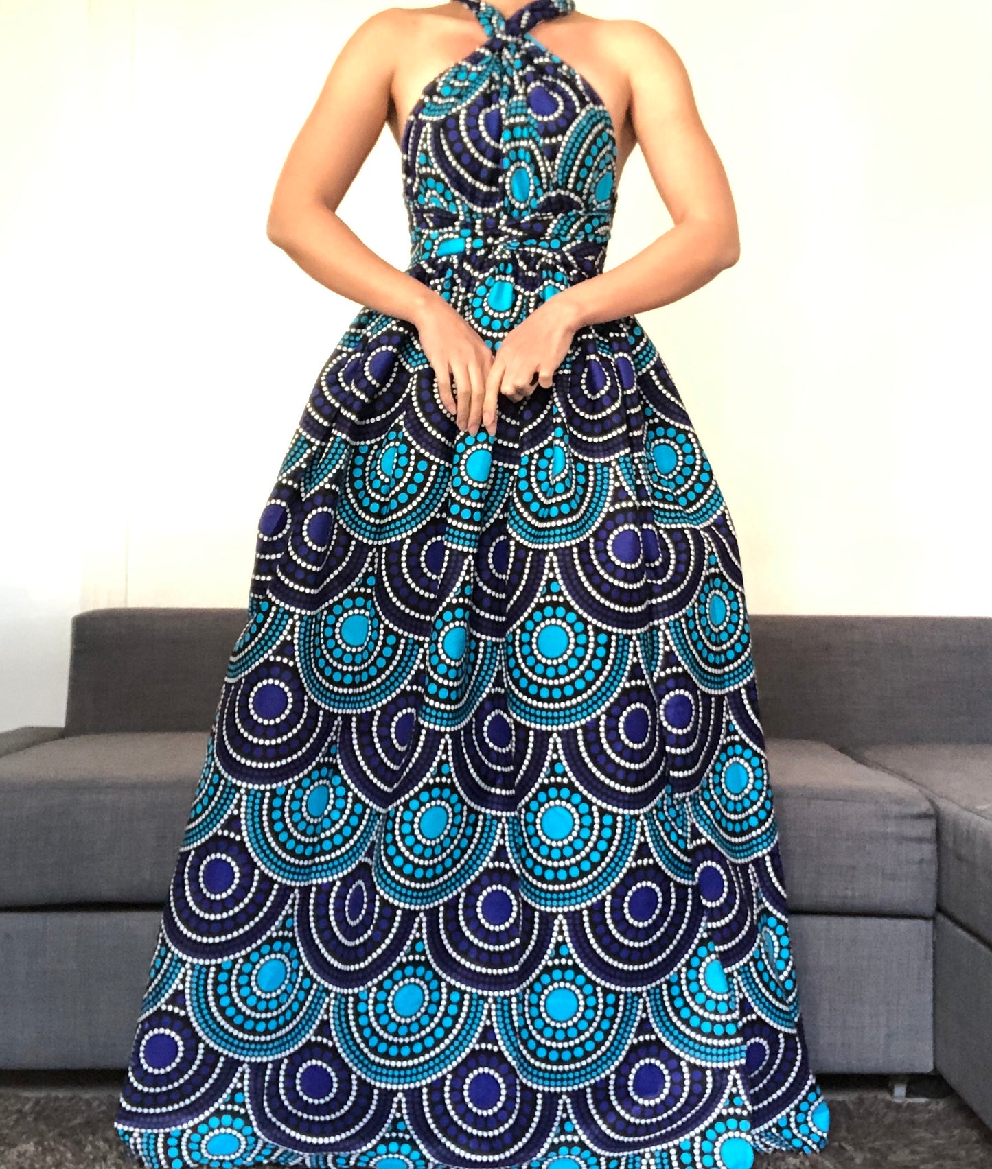 ROBE WAX BLEU RAINBOW