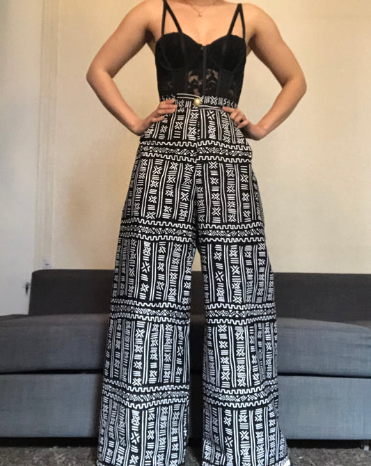 PANTALON WAX MOTIF