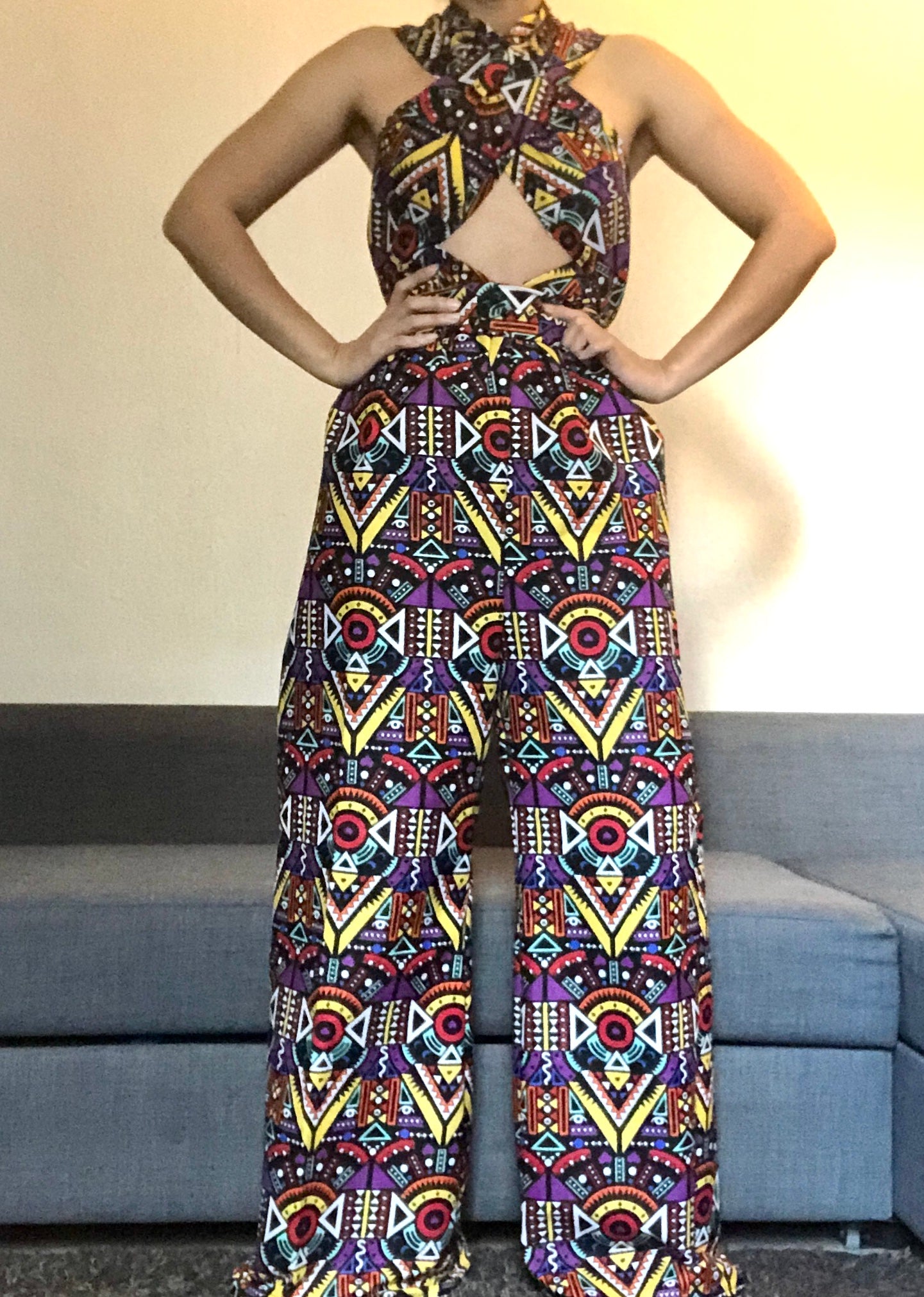 COMBINAISON WAX MOTIF AFRICA