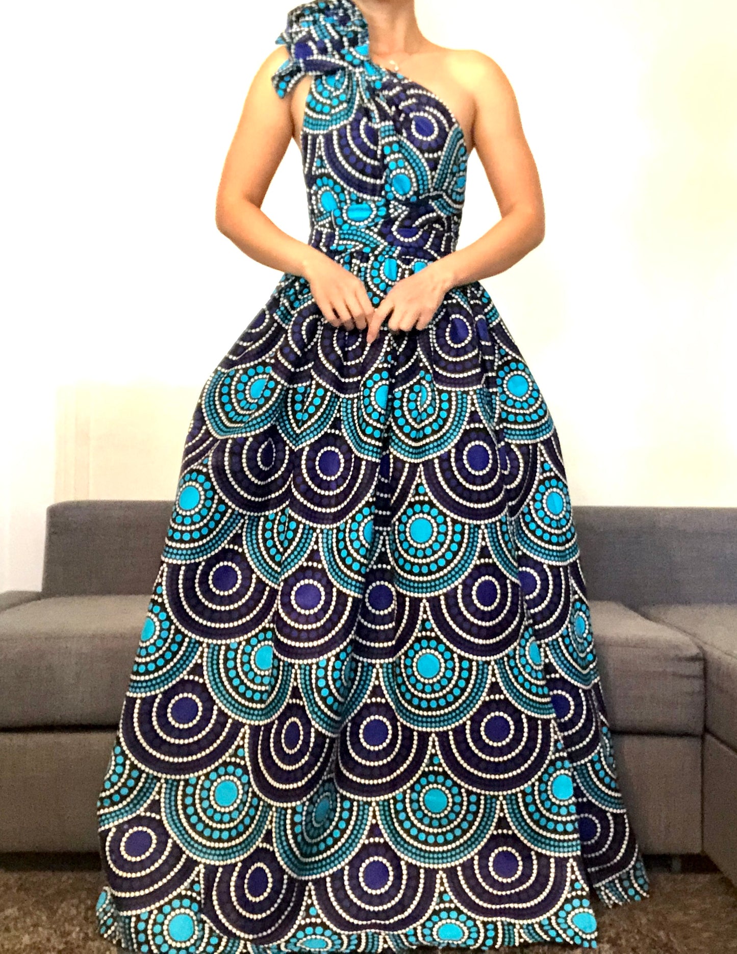 ROBE WAX BLEU RAINBOW