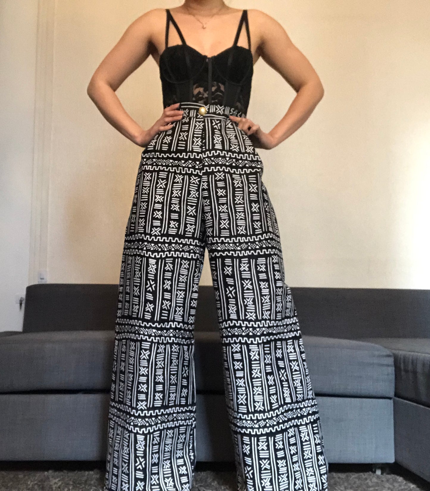 PANTALON WAX MOTIF