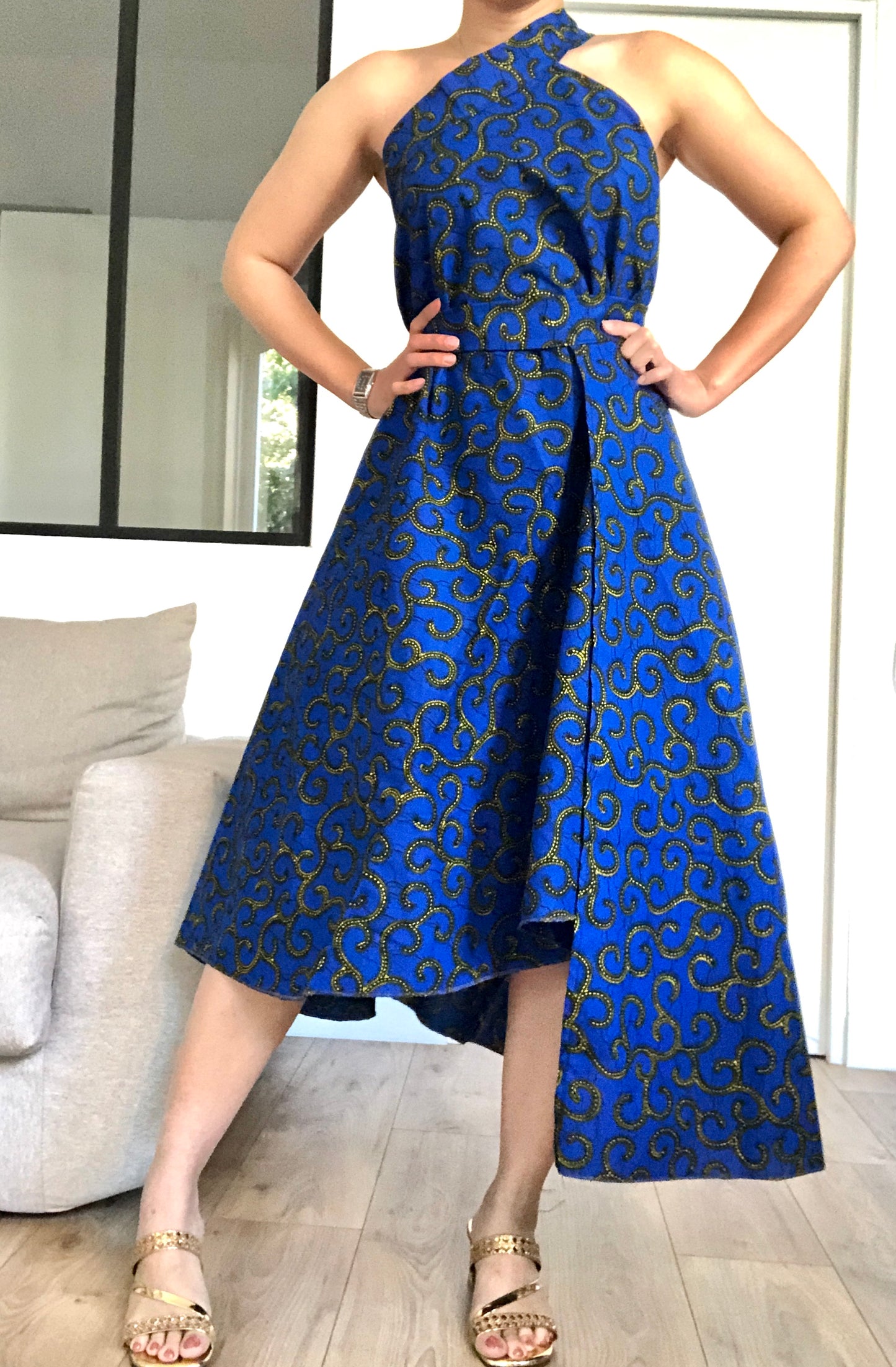 ROBE WAX BLEU CONVERTIBLE