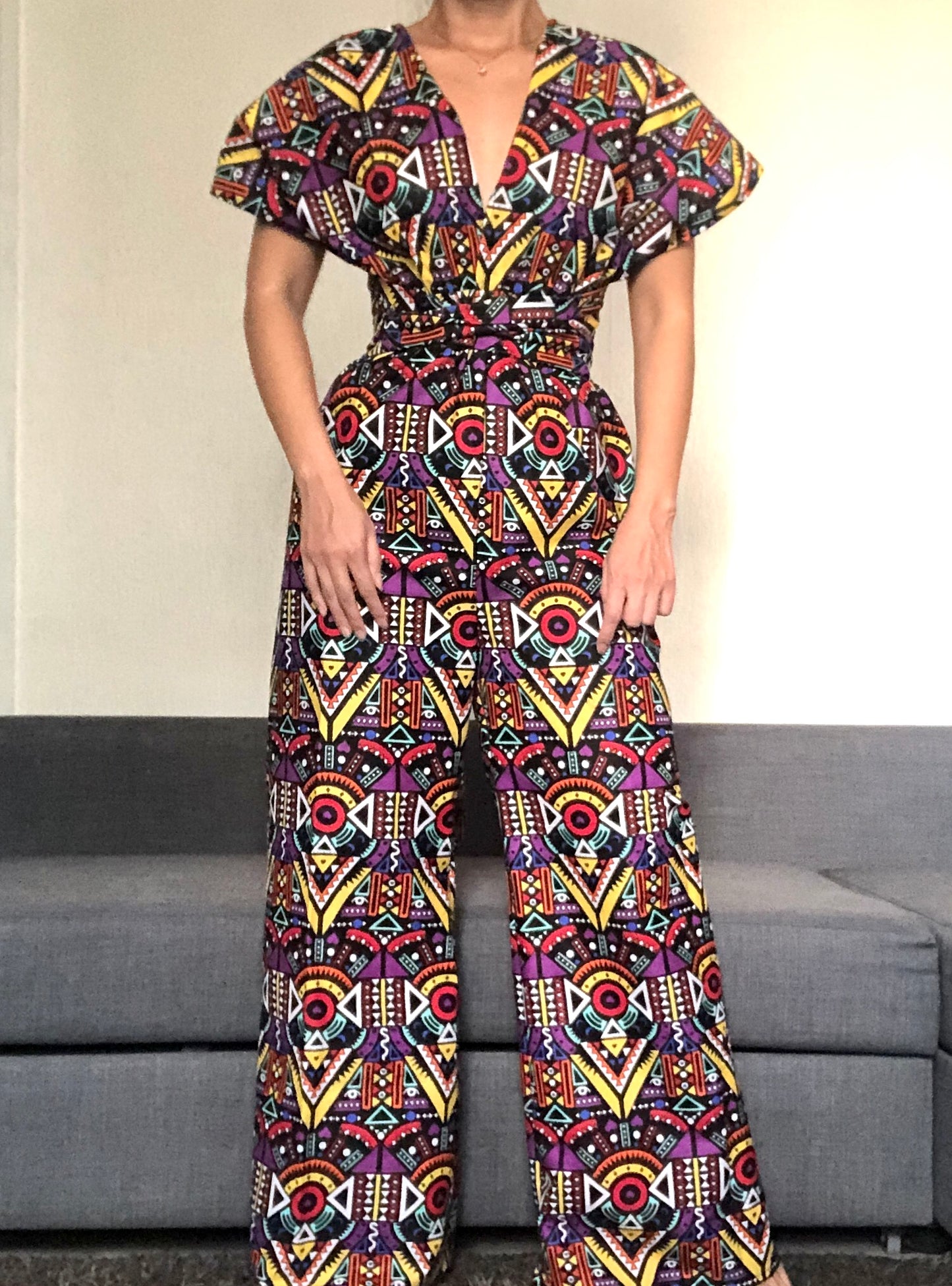 COMBINAISON WAX MOTIF AFRICA