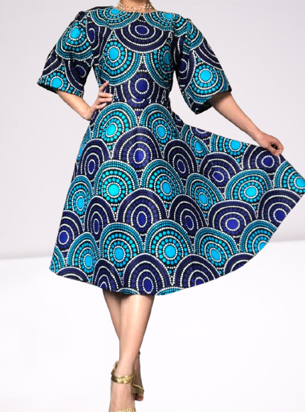 ROBE WAX BLUE MIDI