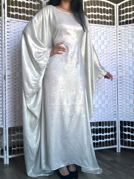 ROBE BLANCHE CAFTAN