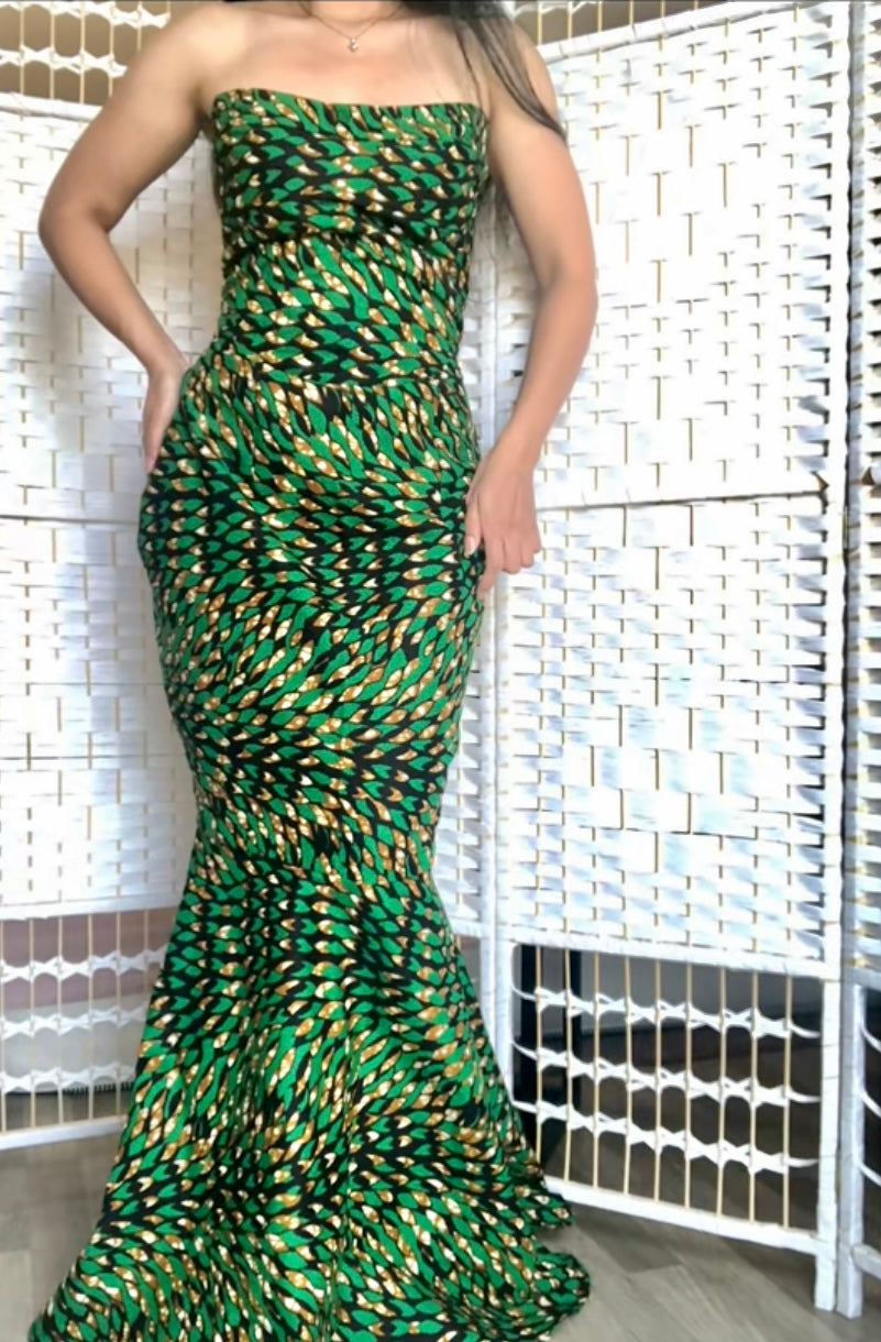 ROBE WAX MERMAID VERT