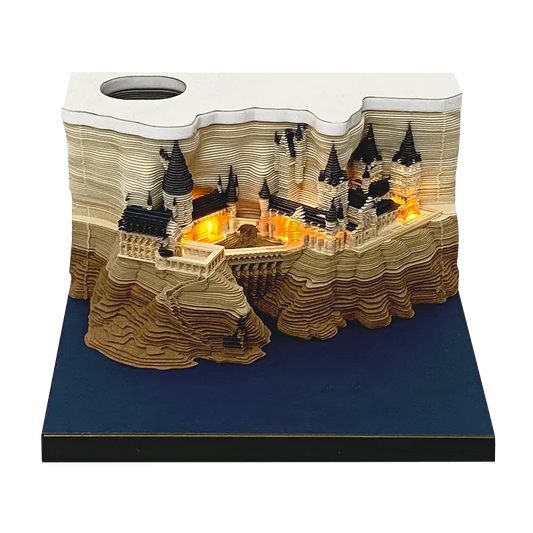 Castle Notepad 3D Paper