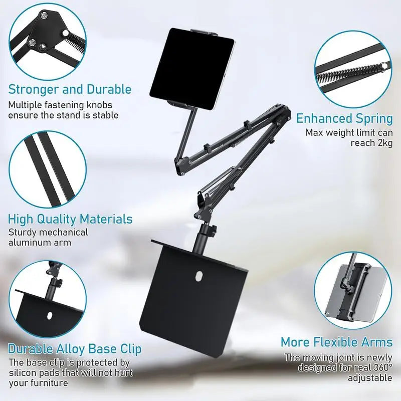 Bed Phone Mount Cell Phone Stand With 360-Degree Adjustable Phone Holder In Bed Cell Phone Stand Phone Stand For Desk For Desk