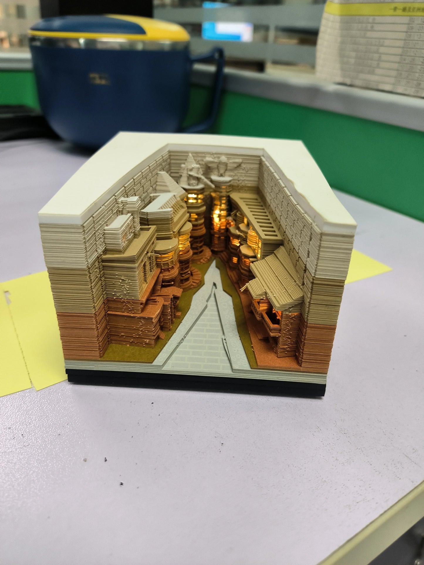 Castle Notepad 3D Paper