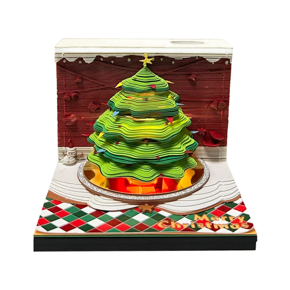 Castle Notepad 3D Paper