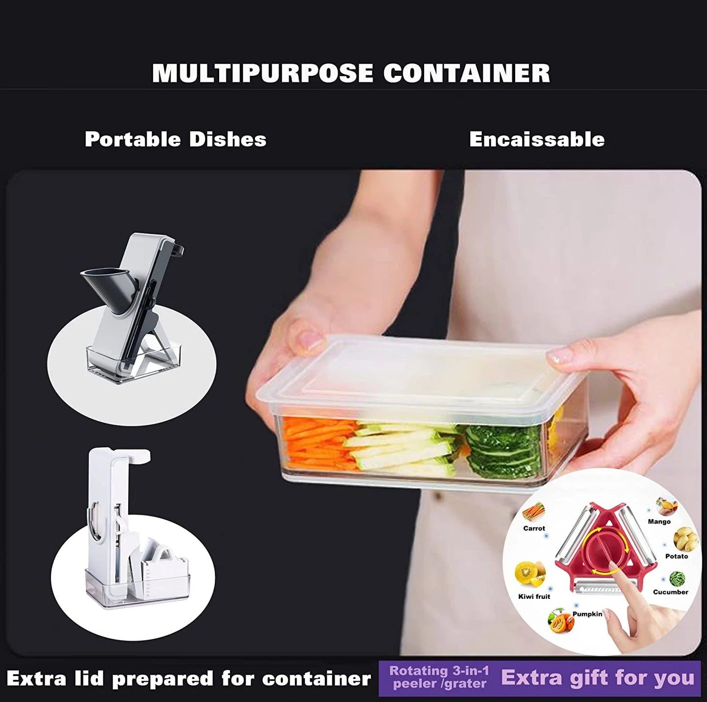 Slicer Safe Vegetable Cutter