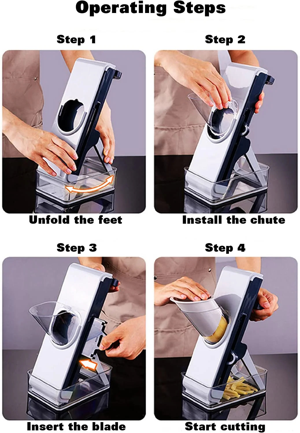 Slicer Safe Vegetable Cutter